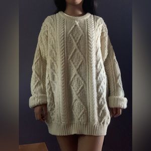 Rory Gilmore Aran wool sweater